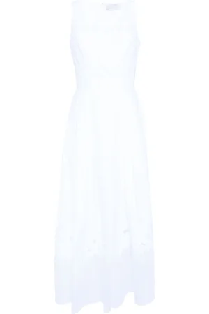 Elie saab Embroidered pleated dress