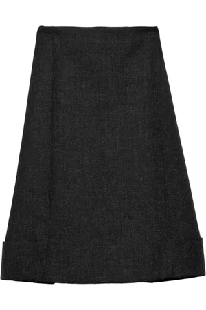 Prada A-line midi-skirt