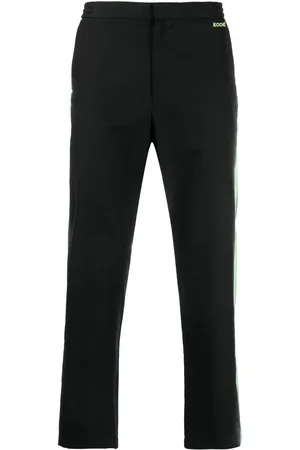 KOCHÉ Side-stripe straight-leg trousers