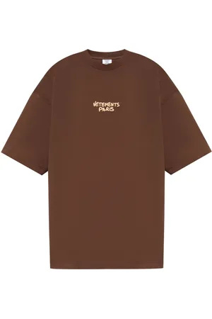 Vetements Logo-print cotton T-shirt