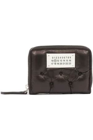 Maison Margiela Numbers-motif padded leather coin pouch