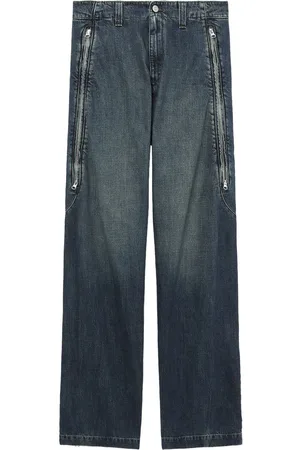 Maison Margiela Mid-rise wide-leg jeans