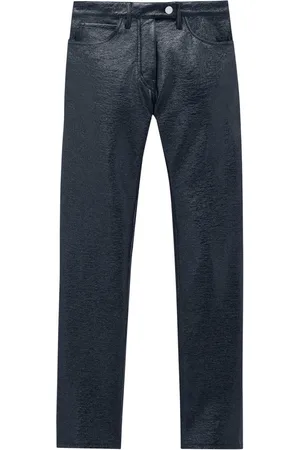Courrèges Slim-fit vinyl trousers