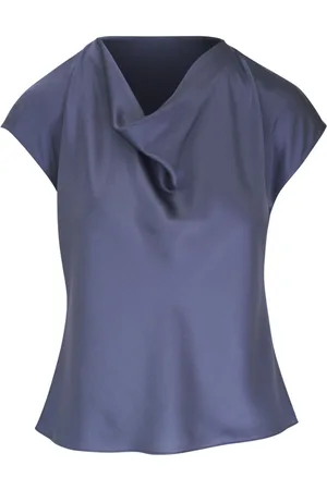 Vince Cowl-neck silk blouse