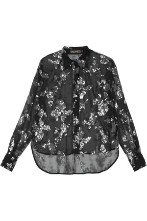 SIEDRES Genni sequinned shirt