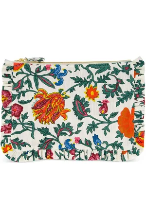 La DoubleJ Floral-print clutch bag