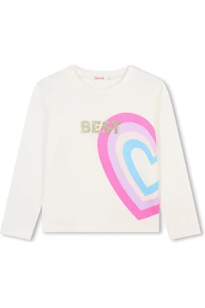 Billieblush Sequin-embellished cotton T-shirt (set of two)