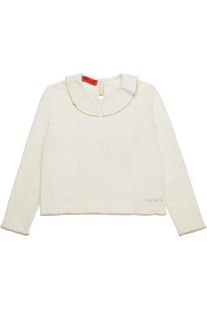MAX&Co. Kids Ruffle-collar cotton top