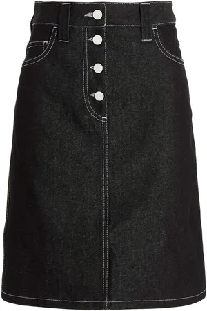 SUNNEI Denim midi skirt