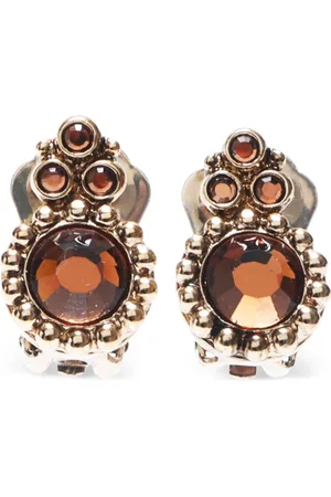 Dior 1990 rhinestone-embellished clip-on earrings