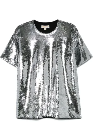 Michael Kors Sequined jersey T-shirt