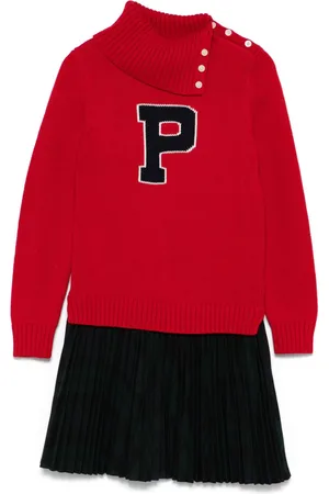 Ralph Lauren High-neck cotton dress