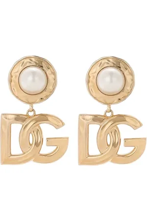 Dolce & Gabbana Logo-pendant earrings