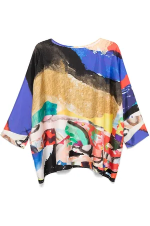 DANIELA GREGIS Abstract-print blouse