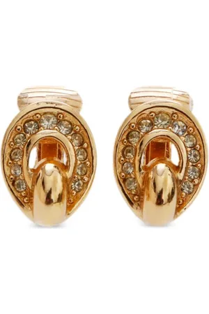 Dior Rhinestone-embellished earrings