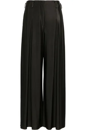 Giorgio Armani Pleated wide trousers