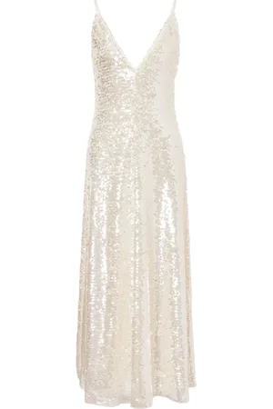 Serafini Sequinned gown dress