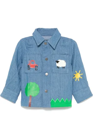 Stella McCartney Farmyard appliqué shirt