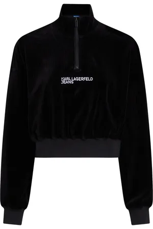 Karl Lagerfeld Corduroy half-zip sweatshirt