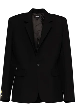 EgonLab Logo patch single-breasted blazer