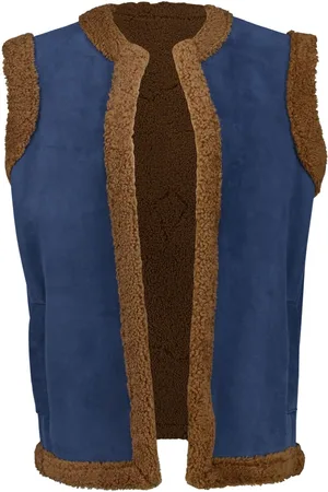 Paula Shearling embroidered vest