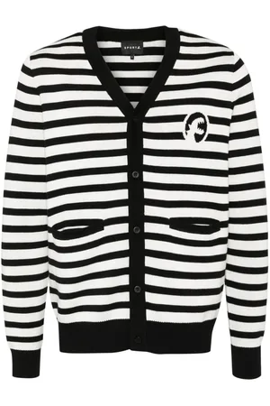 AGNÈS B. Horizontal-stripe cardigan
