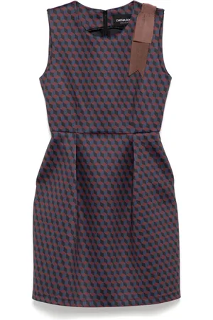 Cynthia Rowley Shoulder bow boned dress