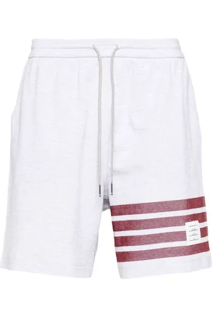 Thom Browne 4-Bar cotton track shorts