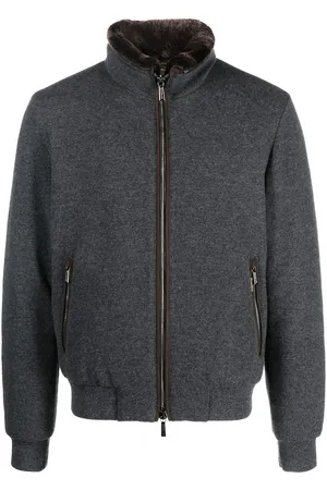 MOORER Quilted wool-cashmere jacket