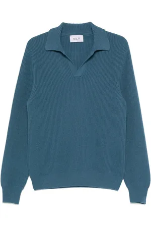 D4.0 Virgin wool polo sweater