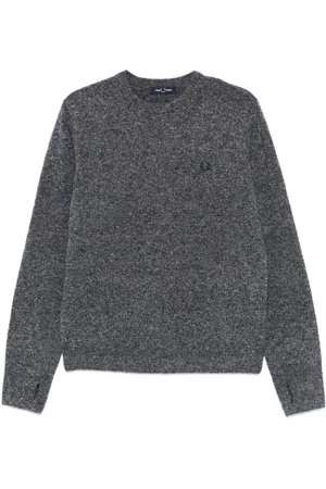Fred Perry Bouclé crew-neck sweater