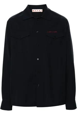 Marni Logo-embroidered shirt