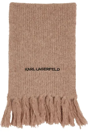 Karl Lagerfeld Essential knitted scarf