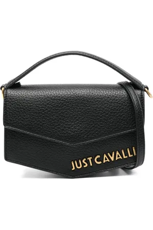 Roberto Cavalli Logo-plaque tote bag