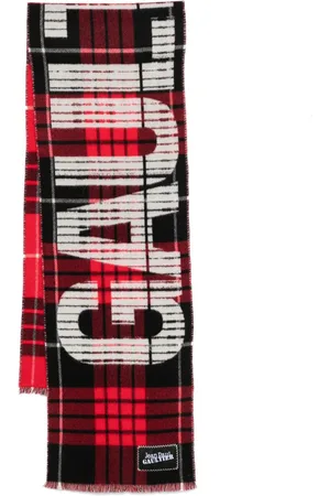 Jean Paul Gaultier Tartan virgin wool scarf