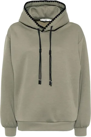 B+AB Contrast-detail hoodie