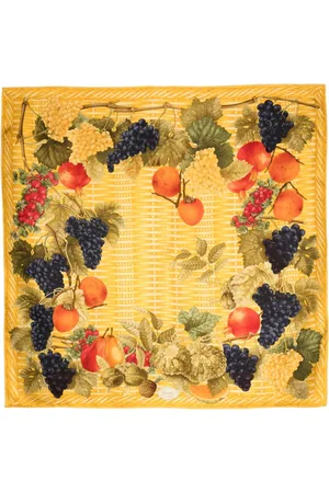 Gucci 1990s Fruit-print scarf
