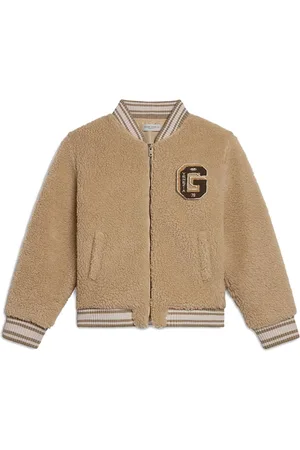 Golden Goose Logo patch bomber jacket
