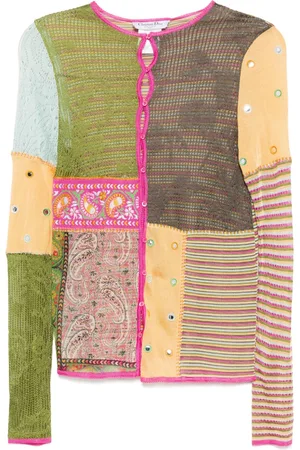 Dior 2004 patchwork cardigan