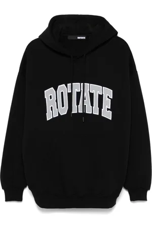 ROTATE Logo-embroidered hoodie