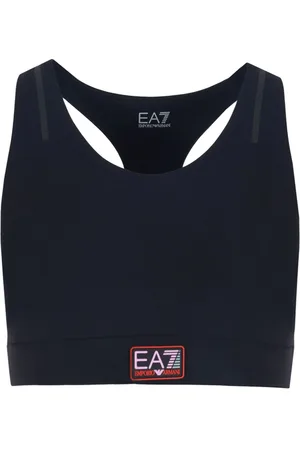 EA7 Logo-appliqué sports bra