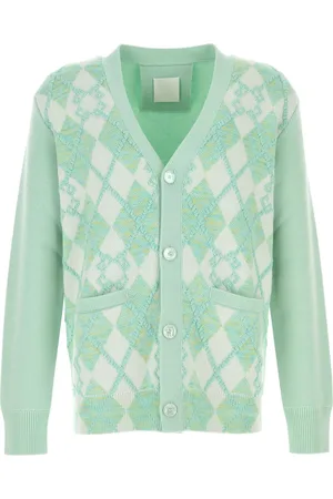 Givenchy Argyle intarsia-knit cardigan
