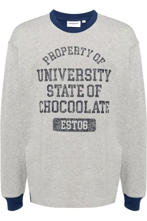Chocoolate Logo print long-sleeved t-shirt