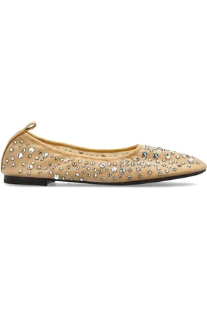 Tory Burch Crystal embellished ballerina shoes