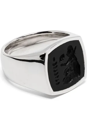 TOM WOOD Athena onyx-embellished ring