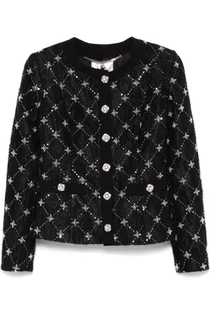NISSA Embroidered jacquard jacket