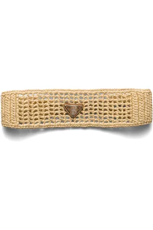 Prada Woven wicker hairband