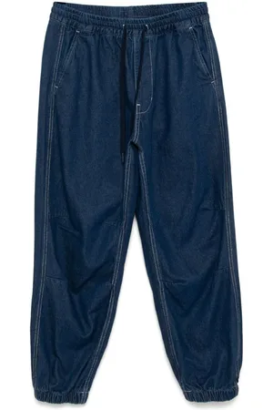 Chocoolate Drawstring tapered jeans