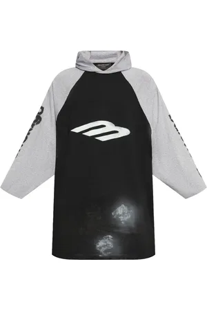 Balenciaga Hooded stretch-cotton t-shirt