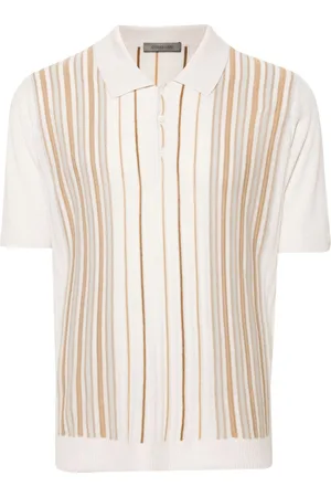 corneliani Striped polo shirt